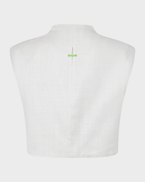 Oriol Crop Top Ivory