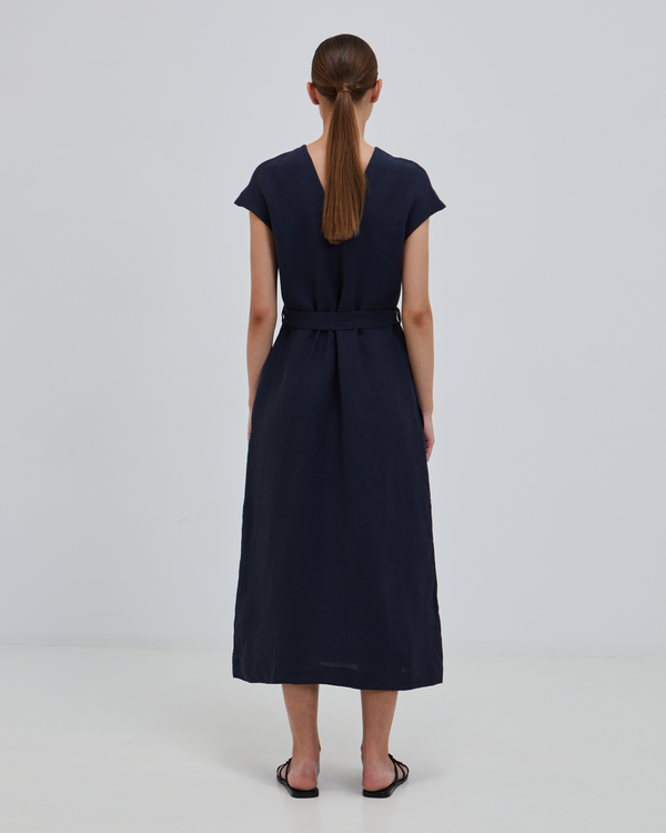 Vera Dress Dark Blue